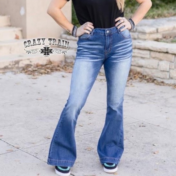 🍁SALE….🍁 Crazy Train Trouser Jeans Size 3 - Picture 2 of 4